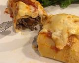 Foto del paso 6 de la receta: Panqueque Relleno con Carne molida Salchicha!!