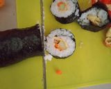 Foto langkah ke 3 dari resep Kimbap isi timun, telur, wortel.