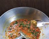 A picture of step 9 of Dal Palak.