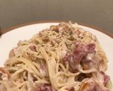 Foto langkah ke 4 dari resep Creamy Simple Spaghetti Carbonara.