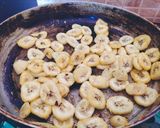 A picture of step 3 of Raw Banana Sabzi.