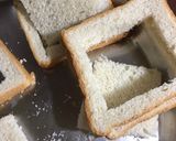 A picture of step 2 of Dim Paruti / Egg Bread Toast.