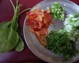 अंडा पालक आम्लेट😋 (anda palak omlette recipe in marathi) रेसिपी स्टेप 2 फोटो