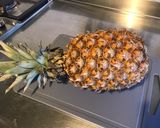 Une image de l'étape 1 de Salade d'ananas multi fruitée (pêche, citron vert, clémentine).