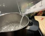 A picture of step 2 of Rhubarbporridge!.