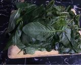 รูปขั้นตอนการทำที่ 1 ของ ผักโขมอบชีสคีโต Baked spinach with cheese keto ผักโขมอบชีสโลว์คาร์บ Lowcarb