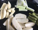 A picture of step 1 of Shukto.
