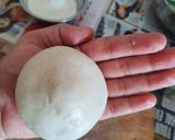 A picture of step 7 of Puran poli.