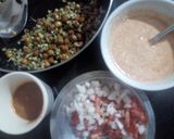 A picture of step 4 of Sprouts chaat.