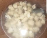 A picture of step 2 of Kunun flour/ danwaken madara.