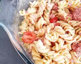 Une image de l'étape 3 de Salade de pâtes en vinaigrette corned de beef.