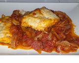 A picture of step 4 of Battered Cod with Fresh Tomato (No Salt).