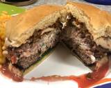 Creamy Jalapeo Stuffed Burgers with Raspberry Chipotle Sauce recipe step 10 photo