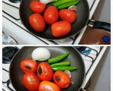 Foto del paso 2 de la receta: Huevo con Verdolagas 🌱 en salsa roja 🌶