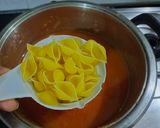 A picture of step 3 of Vegetable Pasta Soup.