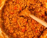 A picture of step 2 of Coconut Dal.