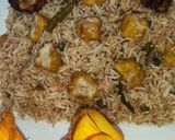 A picture of step 13 of Tempura Masala Rice 🍚.