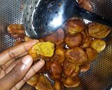 A picture of step 2 of Plantain balls.