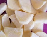 Foto del paso 1 de la receta: Patatas al pesto de espinacas