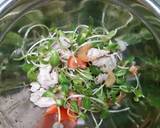 ยำต้นอ่อนทานตะวัน วิธีทำสูตร 3 รูป