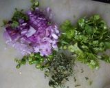 A picture of step 2 of Rice pakora #LKM #Cookpad.