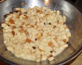 A picture of step 1 of Bread Pudding with Walnuts and Raisin Topping, Jon Style.