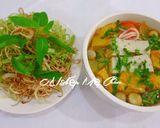 Hình bước làm 4 của món Bún Huế chay đơn giản