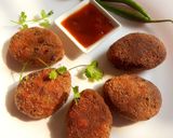 A picture of step 7 of Beetroot Cutlet.