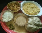 A picture of step 1 of Puran Poli.