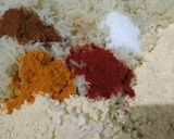 A picture of step 2 of आलू भुजिया सेव.
