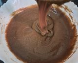 A picture of step 3 of Chocolate Bubbly Waffle.