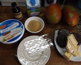 Foto del paso 1 de la receta: Crema de mango y chocolate blanco con avellanas