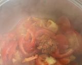 Hình bước làm 4 của món Canh Cà Chua Trứng Nấm Chả Cua🍥🍅