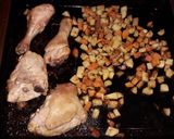 Foto del paso 1 de la receta: Pata muslo con papa y zapallo anco