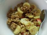 อาหารเช้า กราโนล่าผลไม้รวม Granola mix fruits(330 แคลอรี่) วิธีทำสูตร 3 รูป