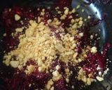A picture of step 1 of Beetroot sandwich.