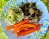 Foto del paso 9 de la receta: Arroz en paellera de mini verduras orgánicas y azafrán