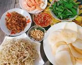 Hình bước làm 4 của món Gỏi Tôm Hoa Chuối