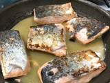 Salmón en salsa de cítricos