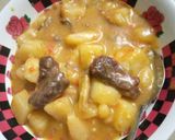 A picture of step 7 of Yam porridge.