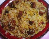 A picture of step 3 of Beef biryani.