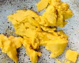 A picture of step 1 of Mango peda.