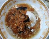 A picture of step 2 of Fig Bread.