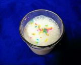A picture of step 5 of Curd and Apple  smoothie.