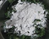 A picture of step 3 of Water Spinach Fritters.