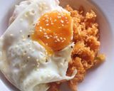 รูปขั้นตอนการทำที่ 3 ของ 🍛ข้าวผัดซอสโคชูจังเกาหลี(Gochujang fried rice)