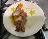 Une image de l'étape 12 de Rouelle de porc confite aux pommes de terre, carottes et champignons.