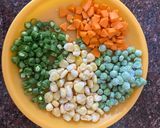 A picture of step 2 of Masala Oats.