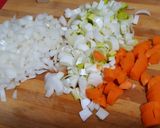 Foto del paso 1 de la receta: Sopa de salmón