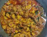 A picture of step 1 of Prawns biryani.